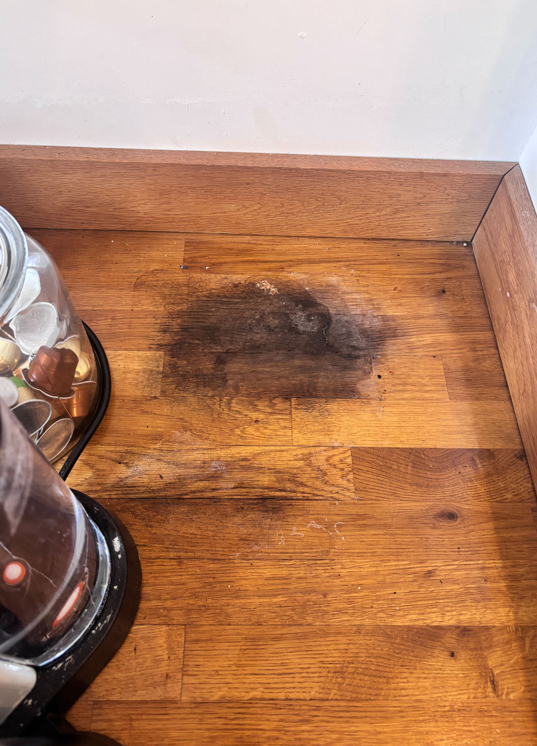 stain on timber worktop