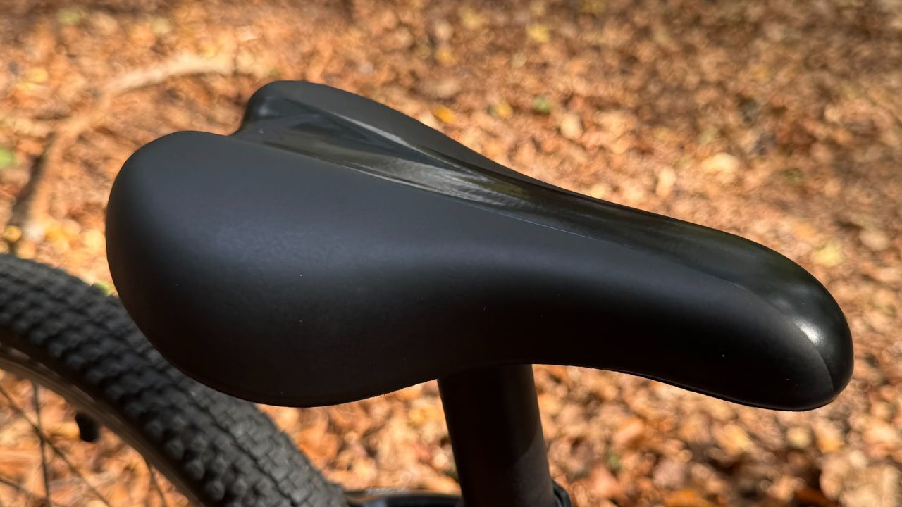 The Prevelo Alpha Two's HEIR Frame Hugger saddle