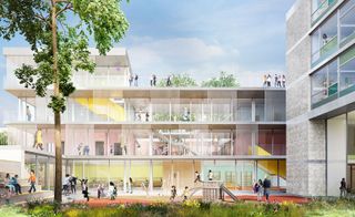 Campus Gallait Sitr Schaerbeek, by POLO Architects