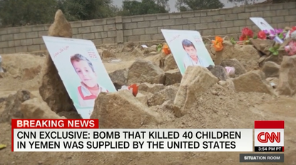 Saudi school bus bombing in Yemen used U.S.-made weapon, CNN reports.