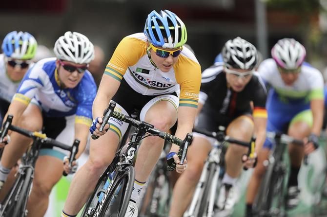 Current Australian Criterium Champion Sarah Roy.