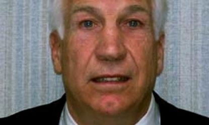 Former Penn State assistant football coach Jerry Sandusky, accused of sexually assaulting several children, said in an interview Monday that while he enjoys the company of children, he is not