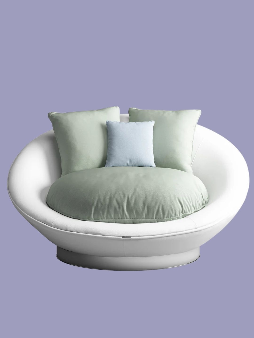 Galbiati Fratelli, Aria Round White Sofa