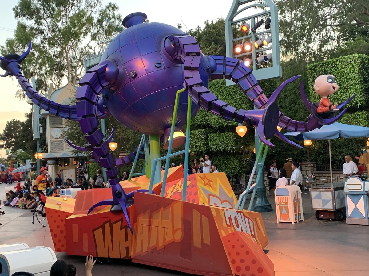 Disneyland Pixar parade