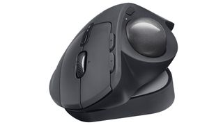 Product shot of the Logitech MX Ergo, one of the best mice for photo editing