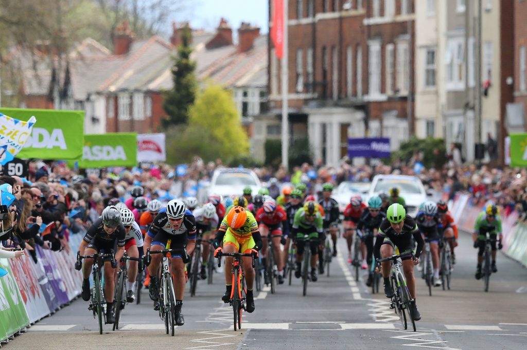 The sprint winds up