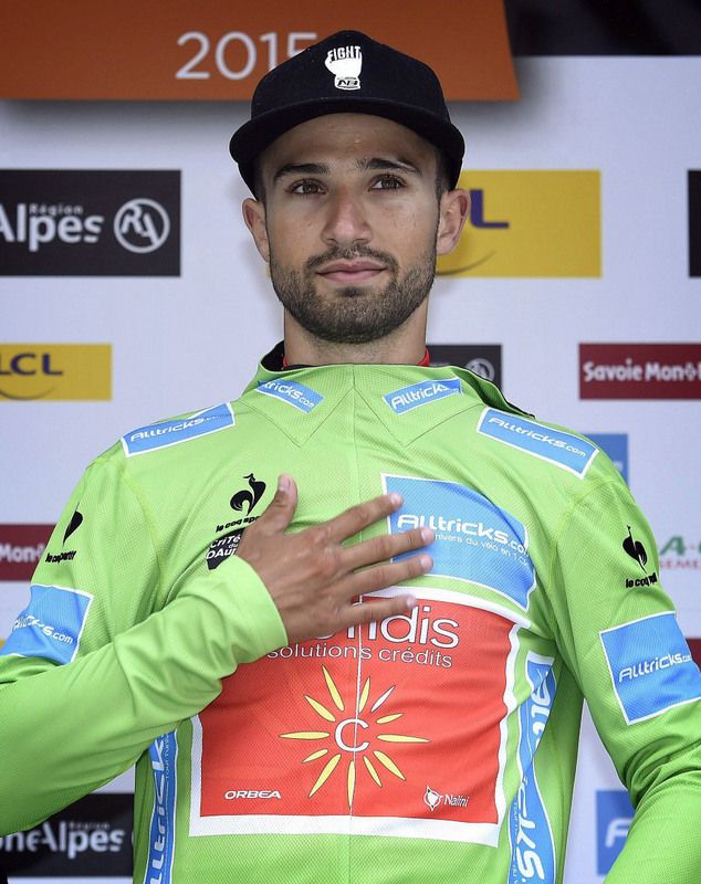 Nacer Bouhanni (Cofidis) takes home the points jersey