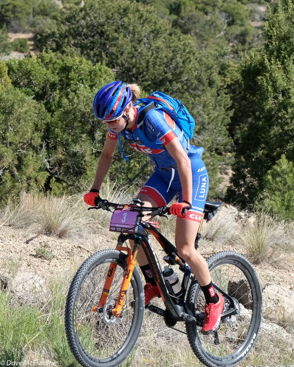 Maghalie Rochette (Clif Pro Team) pulled herself back to sixth place