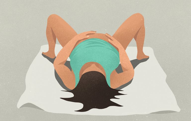 Image of why do women give birth lying on their backs