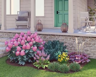 Pastel Tones garden from Plant By Number