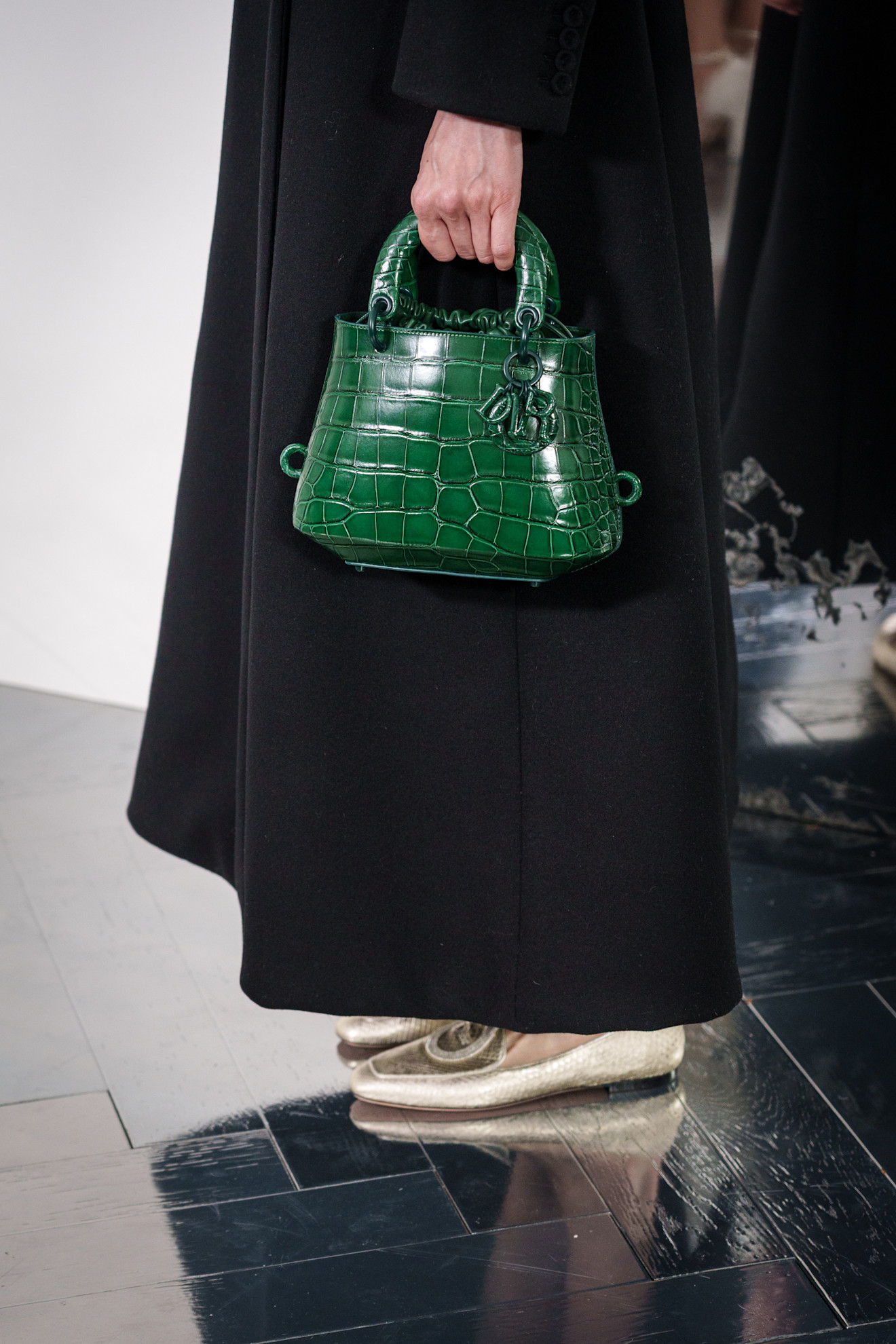 Dior S/S 26 runway, kelly green color trend