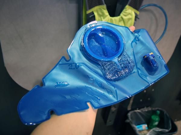 Camelbak's new LR reservoir redistributes the weight down around your hips for a more stable feel.