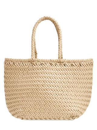 Grace Small Woven Leather Basket Bag - Dragon Diffusion - Women | Luisaviaroma