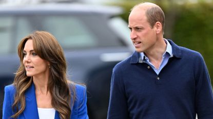 Prince William and Kate will find it "tough" to uphold this tradition. Seen here they arrive for their visit to Bisham Abbey National Sports Centre