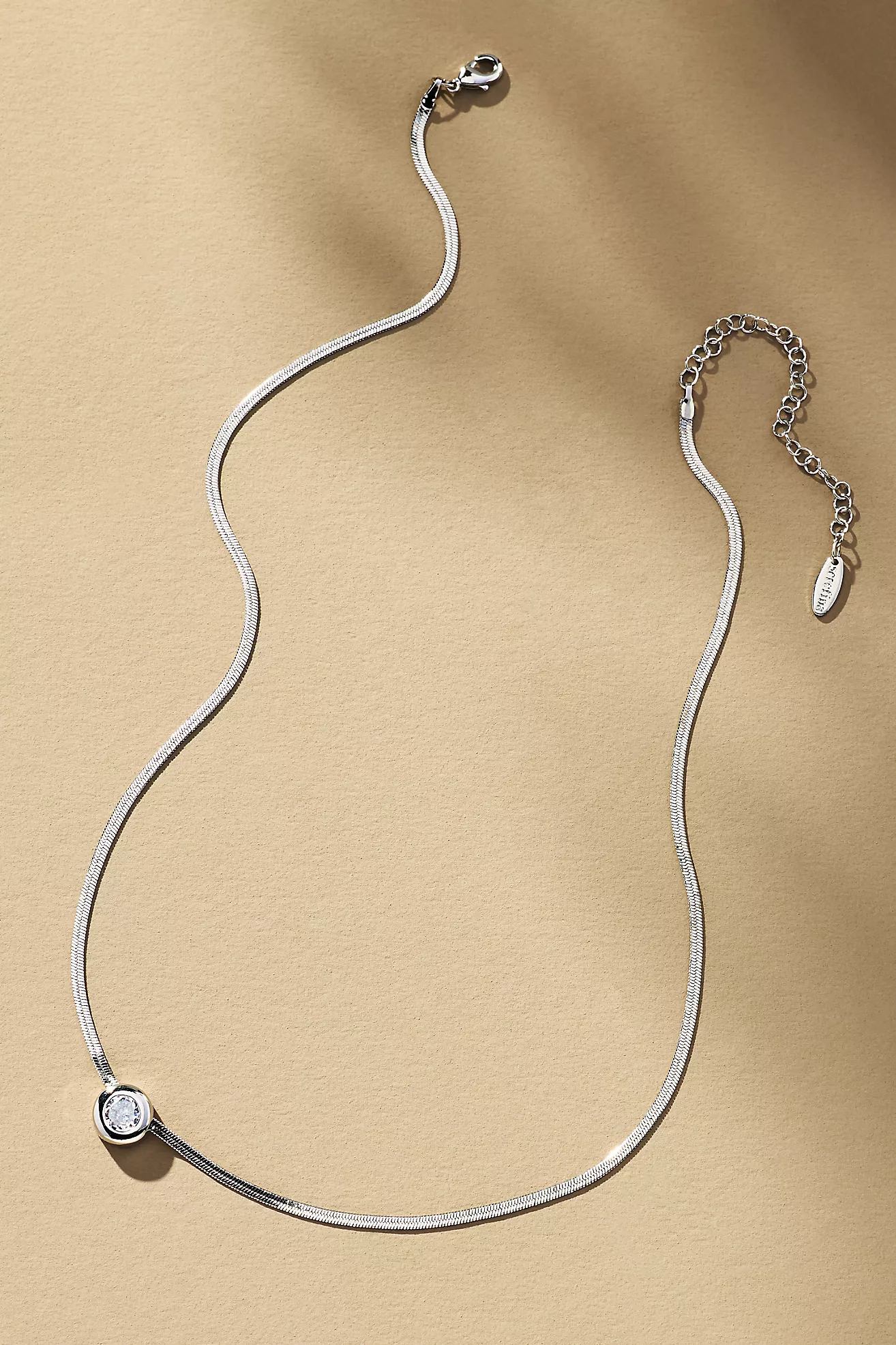 Exquisite crystal baffle necklace