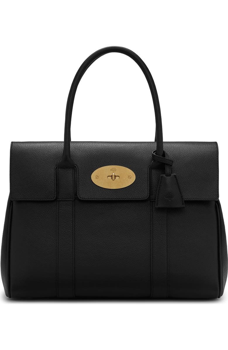 Bayswater Grained Leather Satchel