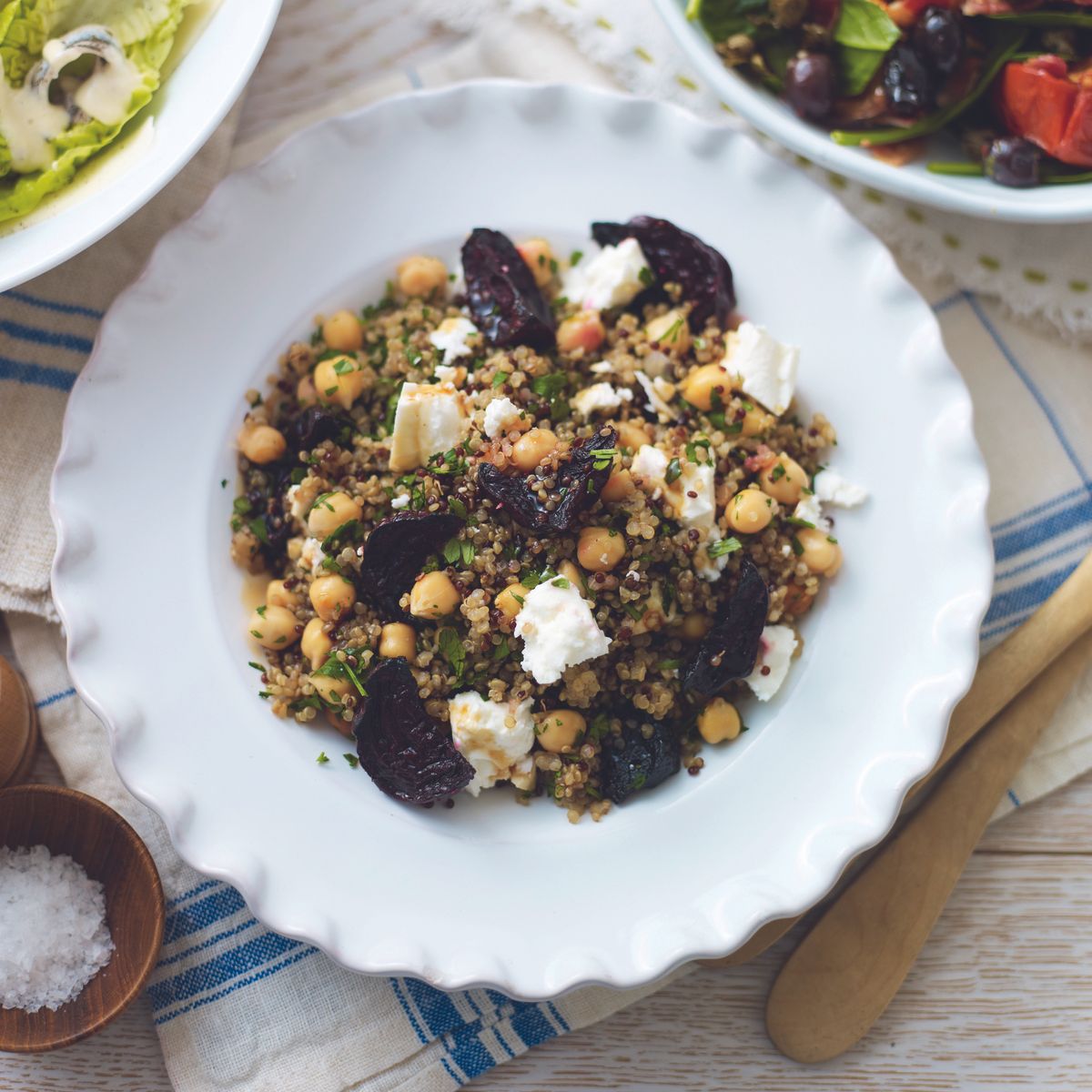 Beetroot, Quinoa and Chickpea Salad Lunch Recipes Woman & Home