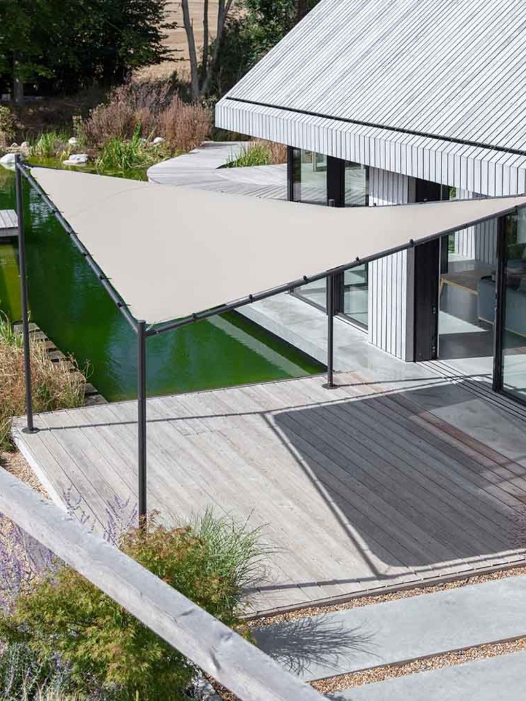 Atkin &amp;amp; Thyme, Rodin 3.5m Sail Shade-Beige