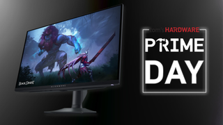 Alienware AW2725DF QD-OLED gaming monitor on sale on Amazon Prime Day