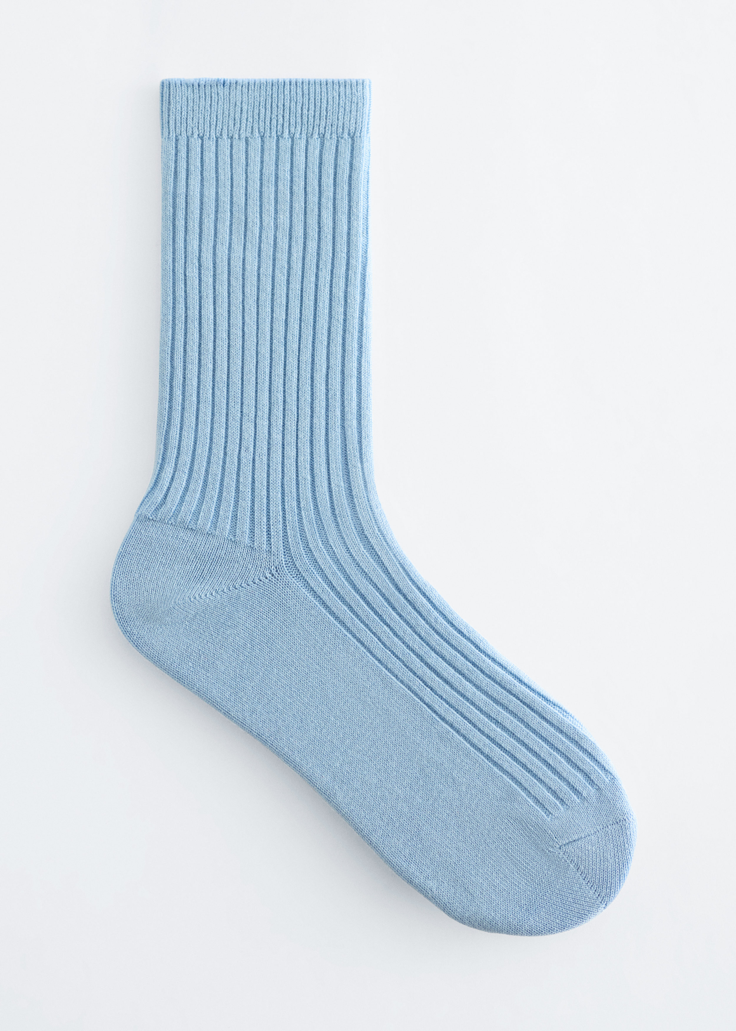 Rib-Knit Socks