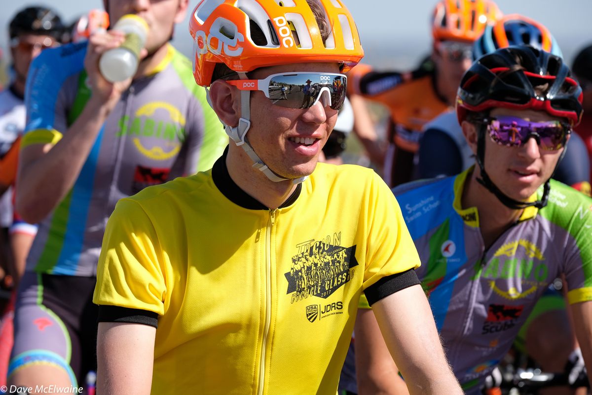 Nigel Ellsay (Silber Pro Cycling) was wearing yellow for the final stage