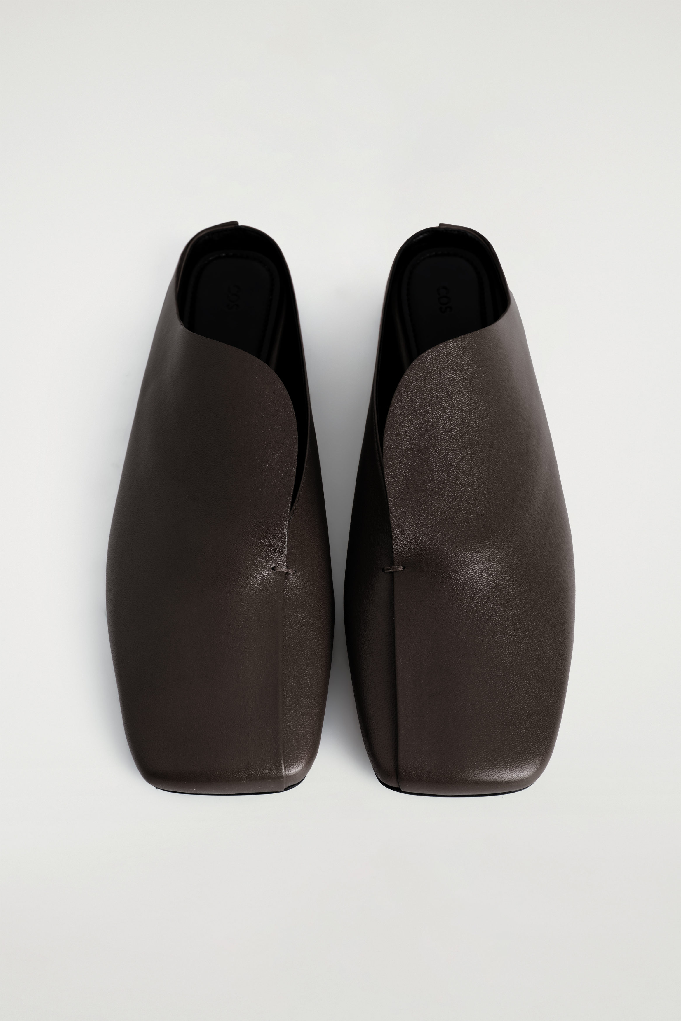 wrapped leather mules