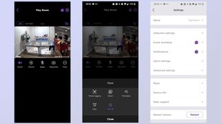Roku Indoor Camera SE app screenshot