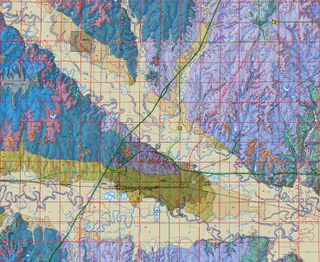 geological map of Kansas