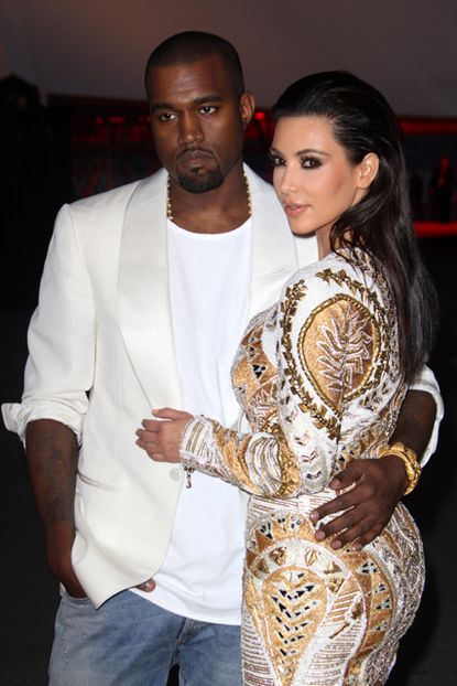 Kim Kardashian smoulders with Kanye West in Cannes | Marie Claire UK