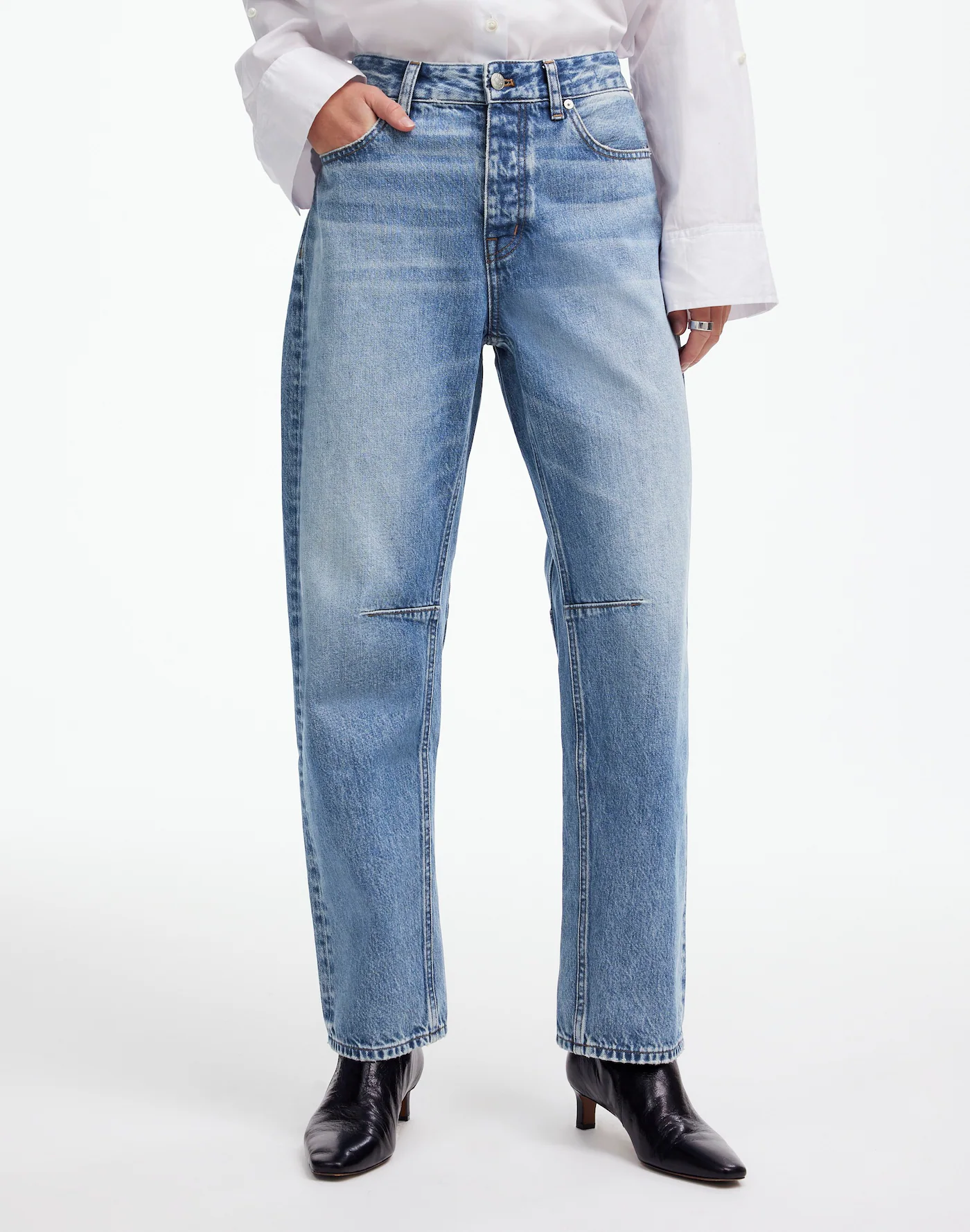 The Darted Barrel-Leg Jean 