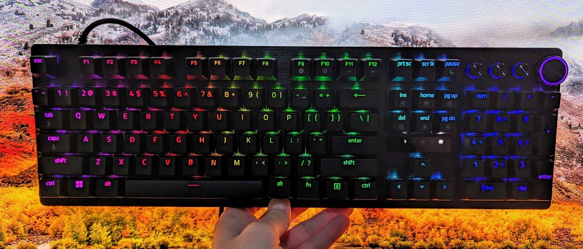 Image of the Razer Huntsman V3 Pro gaming keyboard.