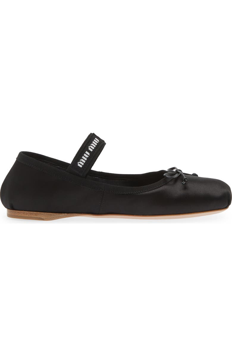 Logo Strap Ballet Flat