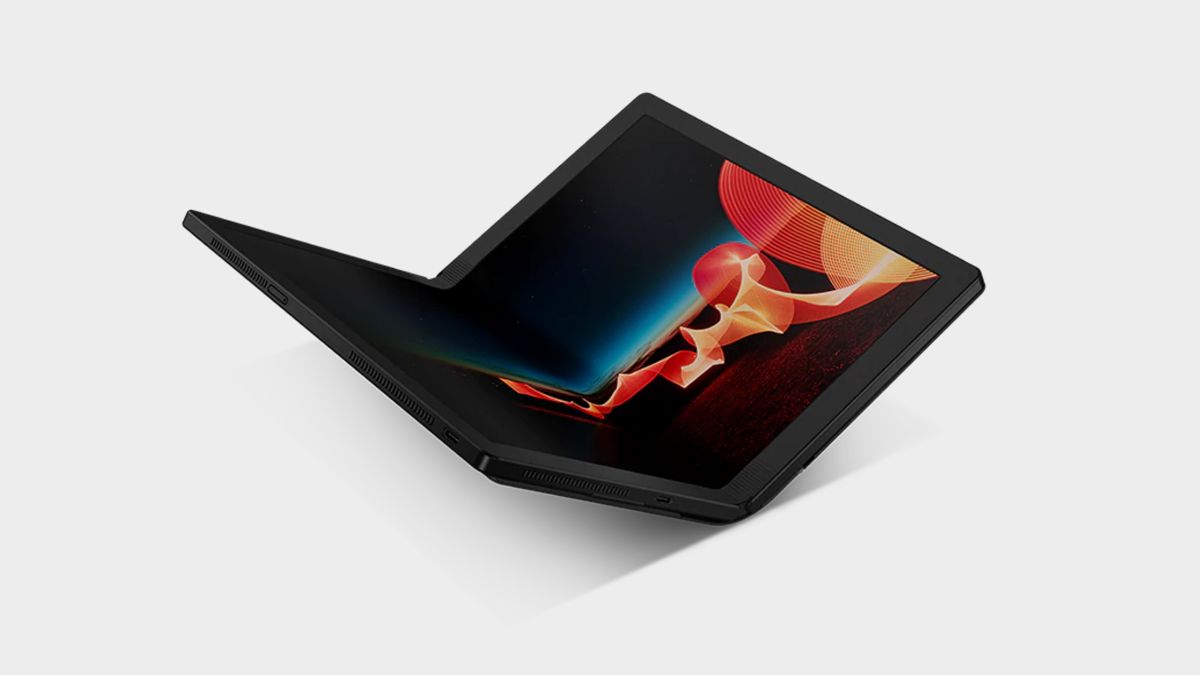 Lenovo just unveiled the world's first laptop with a folding screen