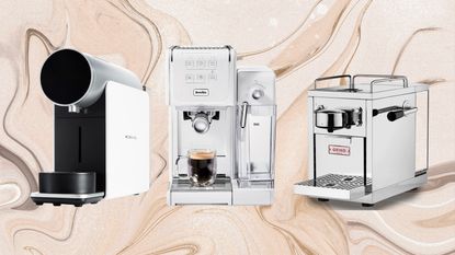 A trio of small coffee makers from Drink Morning, Breville and Grind