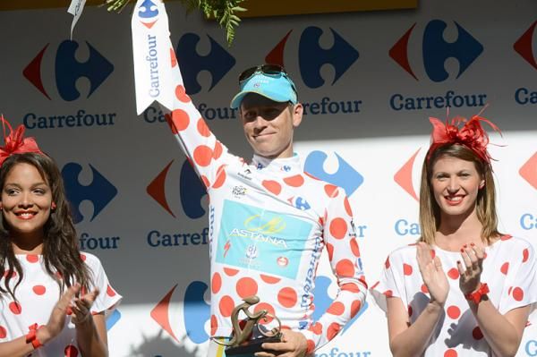Mountains classification leader Fredrik Kessiakoff (Astana)