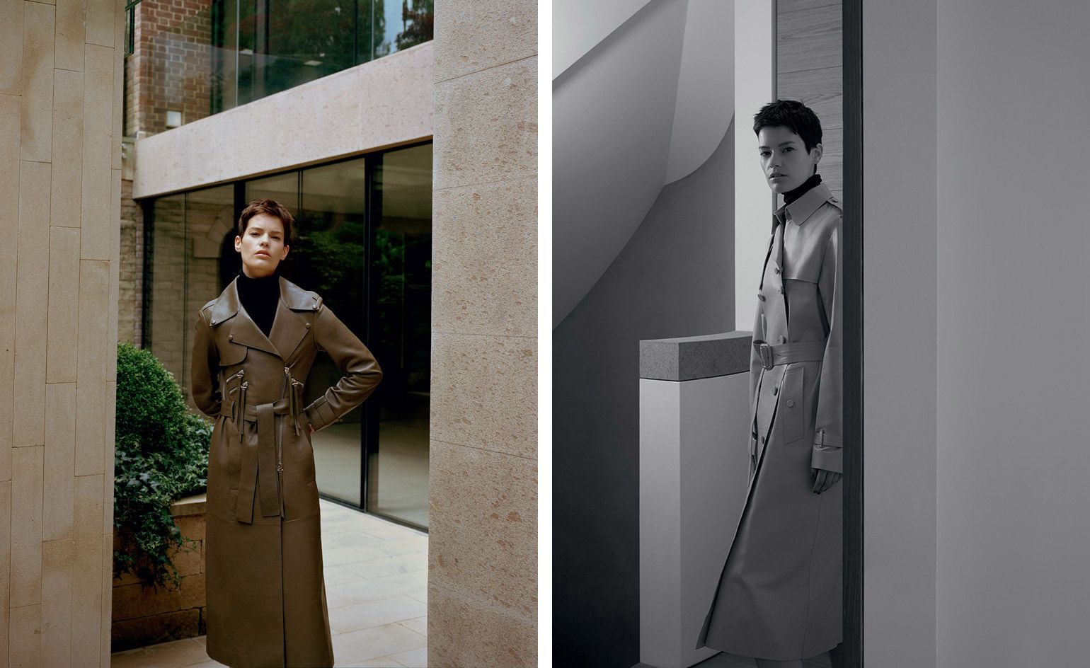 Trend report: trench coats in supple leather for autumn | Wallpaper