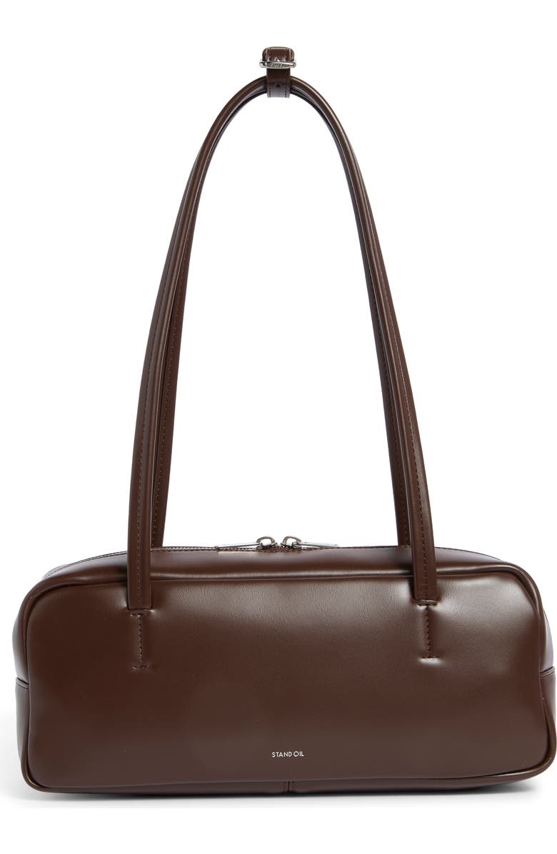 More Faux Leather Baguette Bag