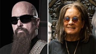 Kerry King in 2024 and Ozzy Osbourne in 2022