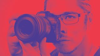 Duotone image of James Artaius using a Canon EOS R6 Mark II