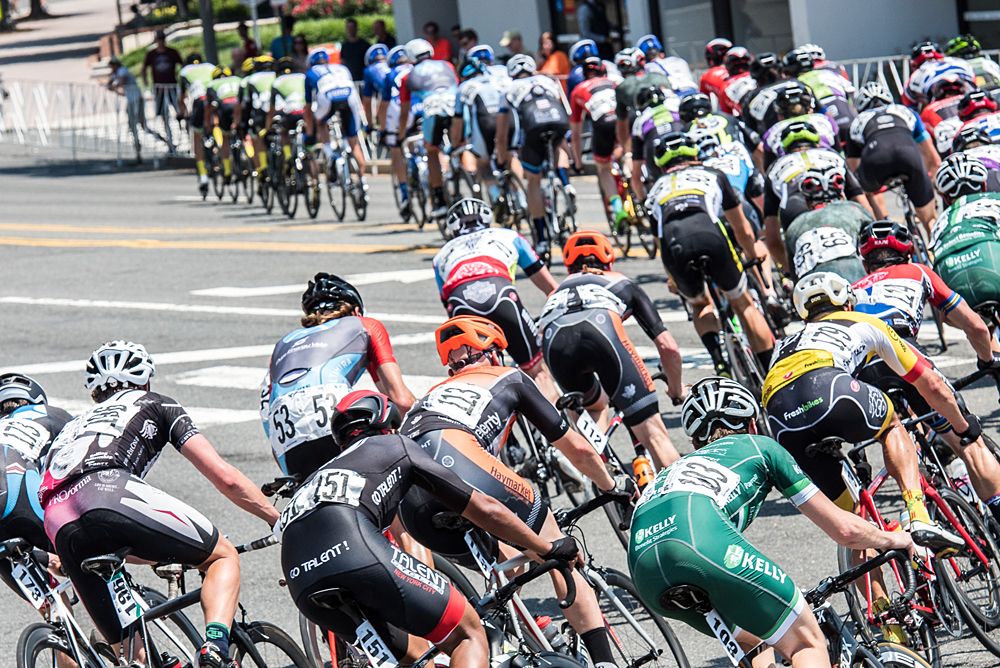 A big field came out for today's race in Arlington