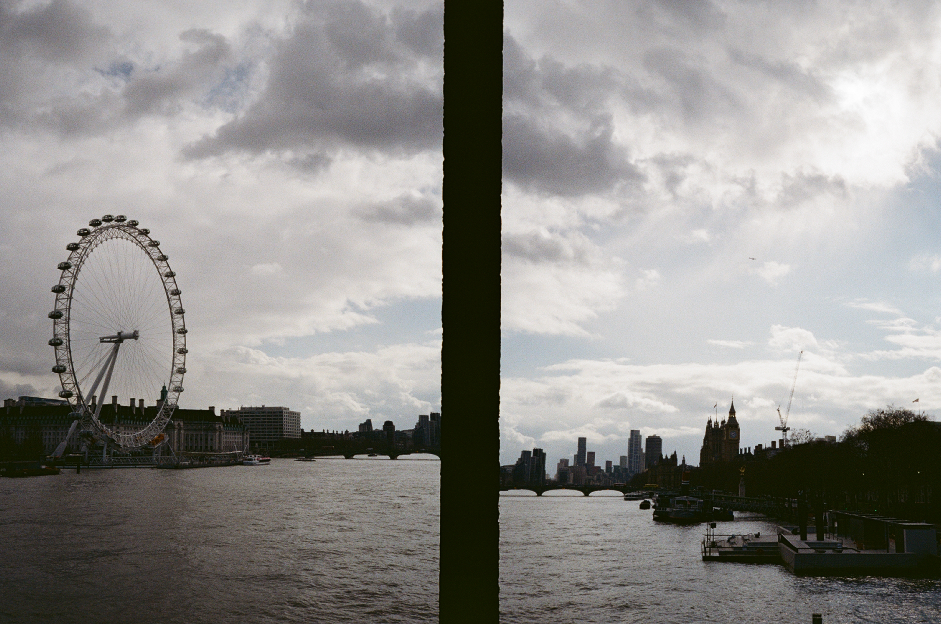 Two photos taken on a Pentax 17 half-frame film camera