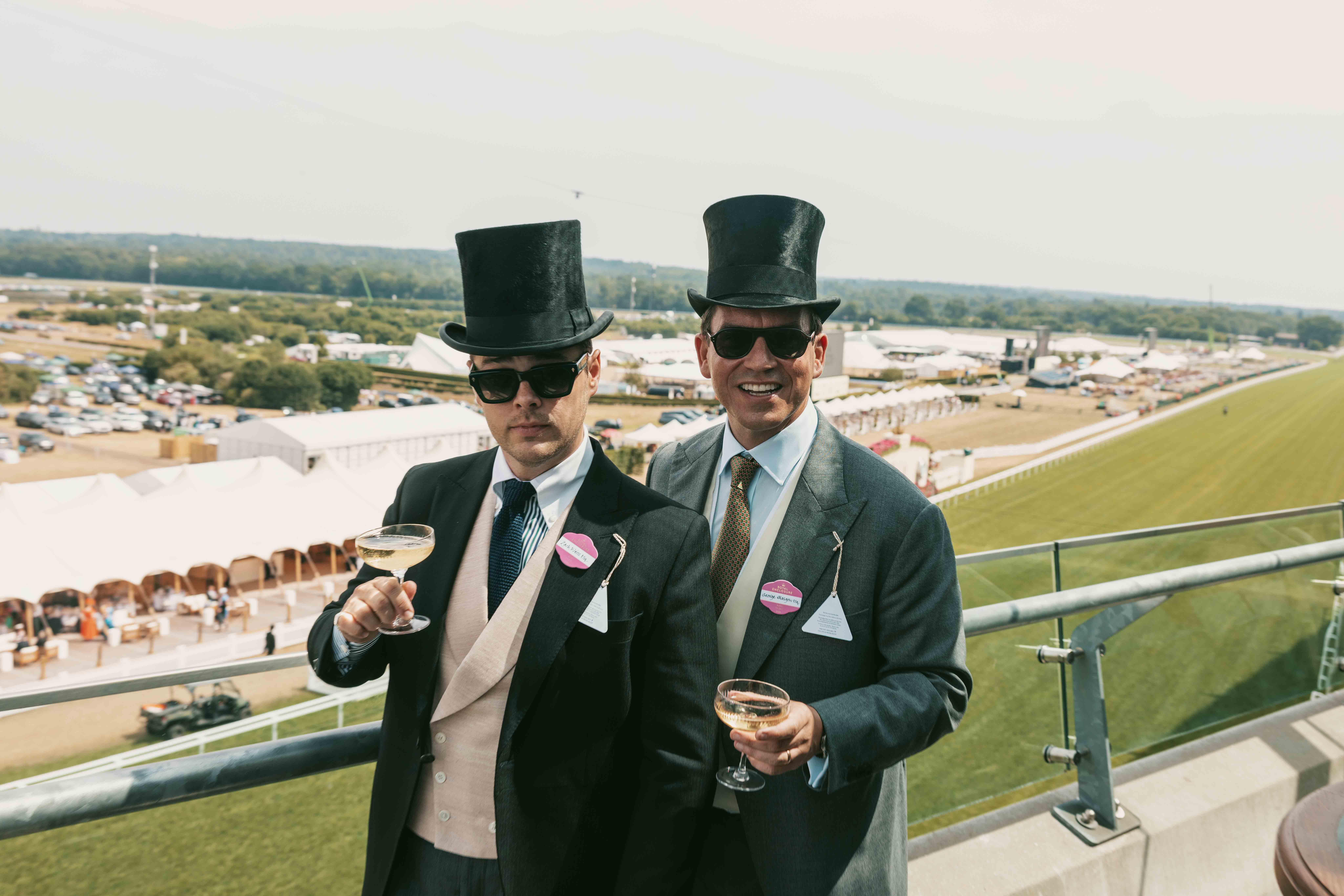 People at Royal Ascot in morning dress