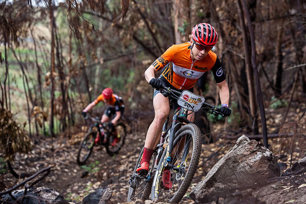 Annika Langvad and Anna van der Breggen at Cape Epic