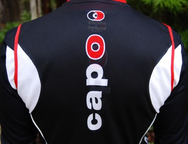 A mesh back helps with breathability.