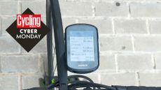 Garmin Edge 530 GPS bike computer mounted on handlebar