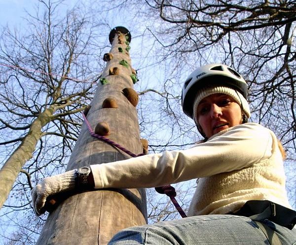 Sabine Sunderland: "OK, that's high enough now I think"