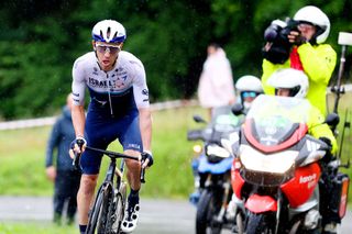 LE GRAND BORNAND FRANCE JULY 03 Michael Woods of Canada and Team Israel StartUp Nation in the Breakaway during the 108th Tour de France 2021 Stage 8 a 1508km stage from Oyonnax to Le GrandBornand LeTour TDF2021 on July 03 2021 in Le Grand Bornand France Photo by Michael SteeleGetty Images