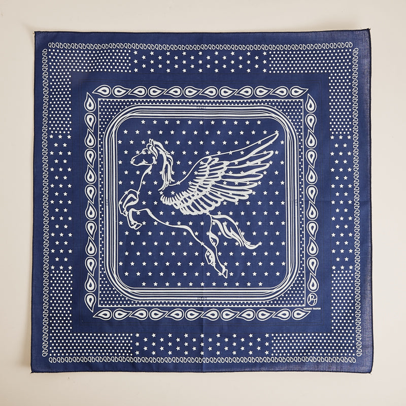Pegasus Bandana Scarf - Navy