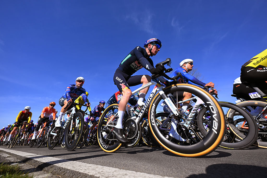 MIDDELKERKE, BELGIUM - MARCH 29: Jarrad Drizners of Australia and Team Red Bull - BORA - hansgrohe prior to the 88th In Flanders Fields - From Middelkerke to Wevelgem 2026 - Men&amp;amp;apos;s Elite a 240.8km one day race from Middelkerke to Wevelgem / #UCIWT / on March 29, 2026 in Middelkerke, Belgium. (Photo by Tim de Waele/Getty Images)