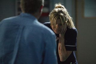 Tina Hobley plays Chrissie Williams in Holby City